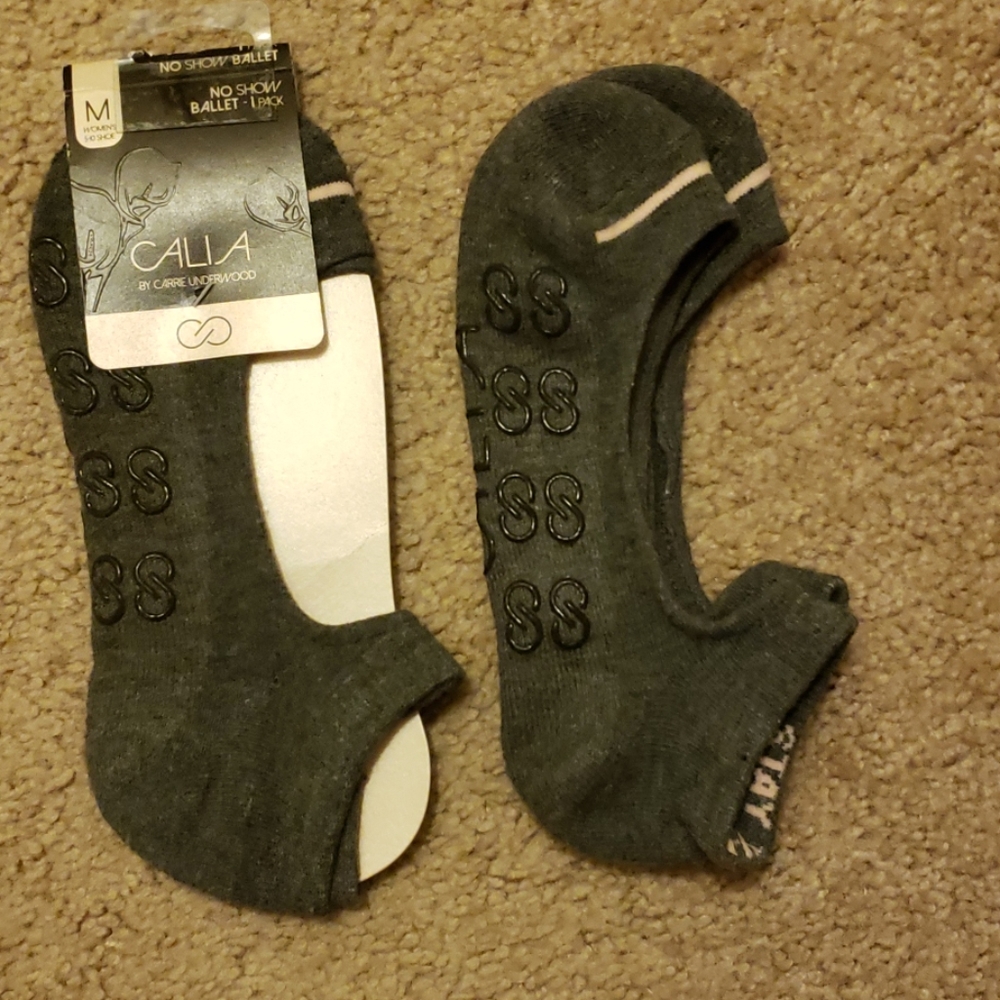 Calia No Show Ballet Grip Socks